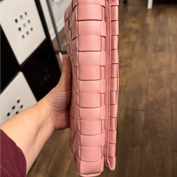 Miu Miu Pink Woven Leather Clutch - Picture 3 of 13